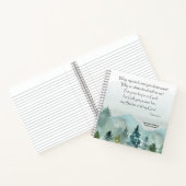 Speciaal voor Bijbel Verse bergen Prayer Journal Notitieboek (Binnen)