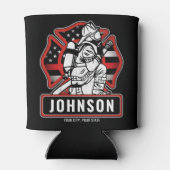 Speciaal voor brandbestrijding ontworpen patriotti blikjeskoeler (Achterkant)