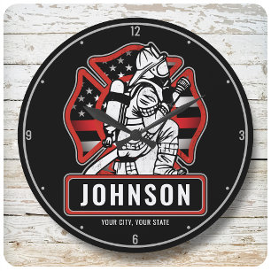 Speciaal voor brandbestrijding ontworpen patriotti grote klok