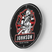 Speciaal voor brandbestrijding ontworpen patriotti grote klok (Hoek)