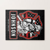 Speciaal voor brandbestrijding ontworpen patriotti legpuzzel (Horizontaal)