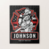 Speciaal voor brandbestrijding ontworpen patriotti legpuzzel (Verticaal)