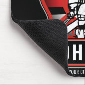 Speciaal voor brandbestrijding ontworpen patriotti muismat (Hoek)