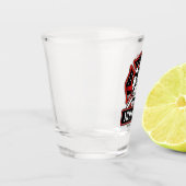 Speciaal voor brandbestrijding ontworpen patriotti shot glas (Links)