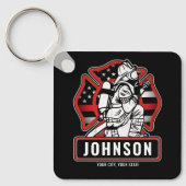 Speciaal voor brandbestrijding ontworpen patriotti sleutelhanger (Voorkant)