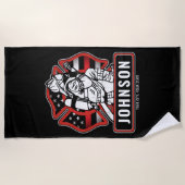 Speciaal voor brandbestrijding ontworpen patriotti strandlaken (Voorkant)