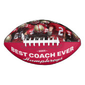 Speciaal voor coach gemaakte foto-cadeau american football (Voorkant)