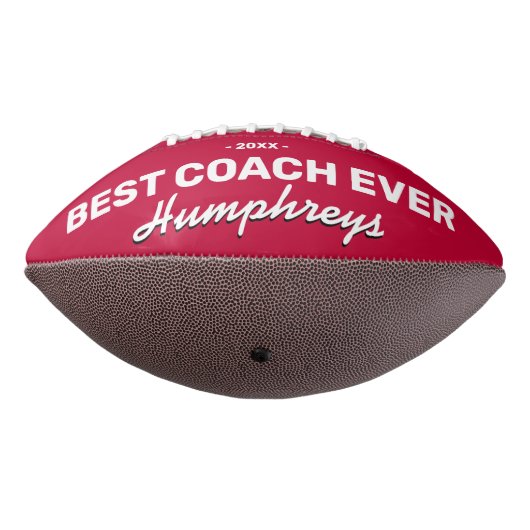 Speciaal voor coach gemaakte foto-cadeau american football (Gedraaid 270)