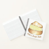 Speciaal voor Cream Puff Pastry Recipe Chef Kitche Notitieboek (Binnen)