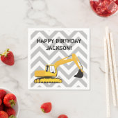 Speciaal voor de bouw van de graafmachine bestemde servet (Insitu)