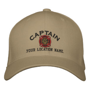 Speciaal voor de brandweerkapitein Pet Embroidery