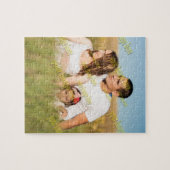 Speciaal voor de fotobegroting van het gezin legpuzzel (Horizontaal)