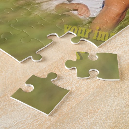 Speciaal voor de fotobegroting van het gezin legpuzzel (Zijkant)