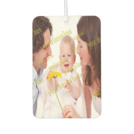 Speciaal voor de fotobegroting van het gezin luchtverfrisser