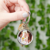 Speciaal voor de fotobegroting van het gezin sleutelhanger (Hand)