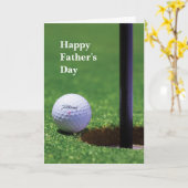 Speciaal voor de Golfer Vaderdag Kaart (Gele Bloem)