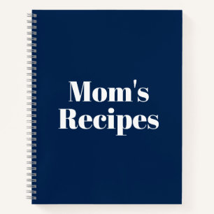 Speciaal voor de marine bestemd blauw recept voor notitieboek