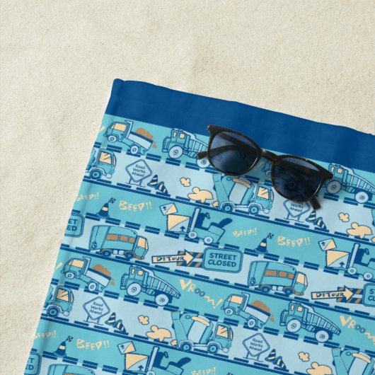 Speciaal voor de wegenbouw bestemde vrachtwagens B Strandlaken (In situ)