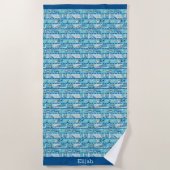 Speciaal voor de wegenbouw bestemde vrachtwagens B Strandlaken (Voorkant)