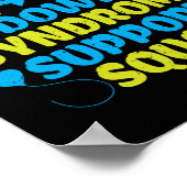 Speciaal voor downsyndrome ondersteuning op het pl poster (Hoek)