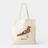 Speciaal voor duif ontworpen Canvas tas (Achterkant)