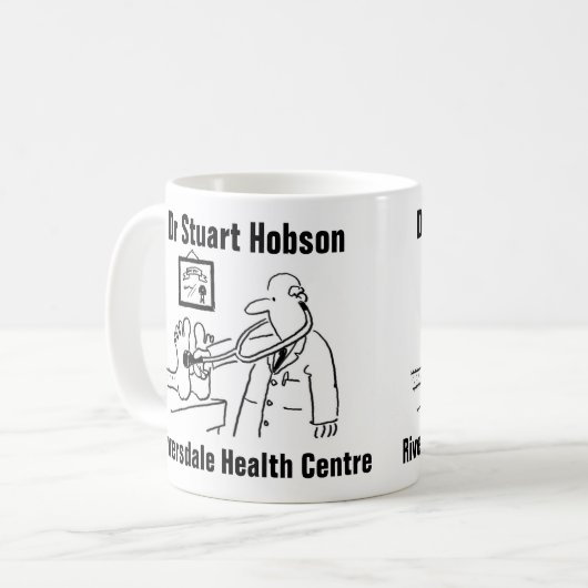 Speciaal voor een arts koffiemok (Voorkant links)