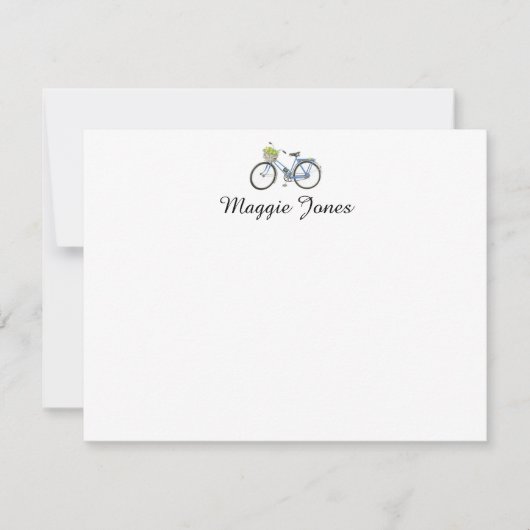 Speciaal voor fietsen bestemde briefkaart (Voorkant)
