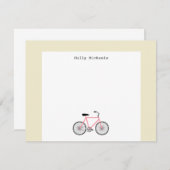 Speciaal voor fietsen ontworpen flatpanel notitiekaartje (Voorkant / Achterkant)