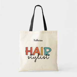 Speciaal voor haar bestemde stylist retro Hairdres Tote Bag