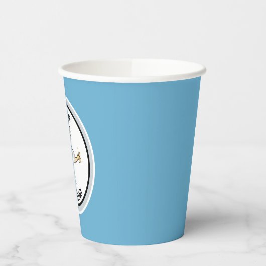 Speciaal voor hem ontworpen papieren Afstuderen Papieren Bekers (Links)