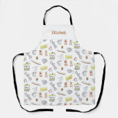 Speciaal voor het bakken bestemde kruitspecerijen  schort (Voorkant)