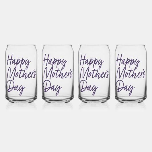 Speciaal voor je moeder blikvorm glas (Links)