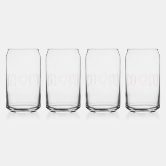 Speciaal voor je moeder blikvorm glas (Rechts)