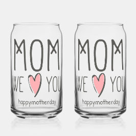 Speciaal voor je moeder blikvorm glas
