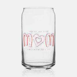 Speciaal voor je moeder blikvorm glas