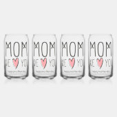 Speciaal voor je moeder blikvorm glas (Links)