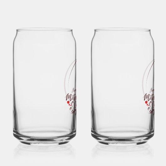 Speciaal voor je moeder blikvorm glas (Voorkant)