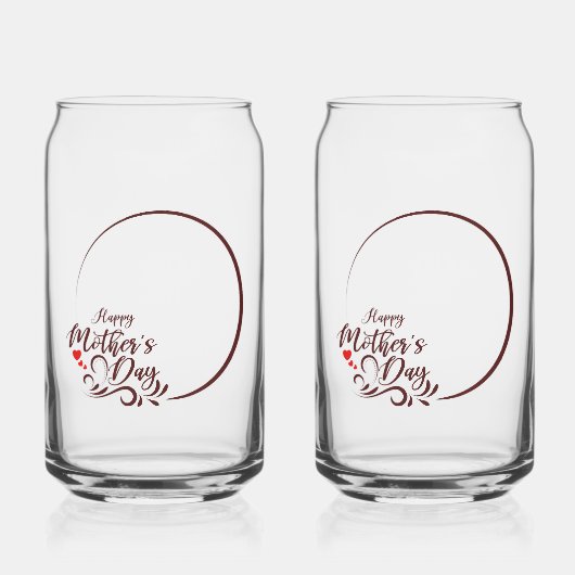 Speciaal voor je moeder blikvorm glas (Links)