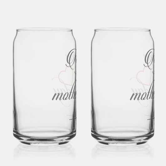 Speciaal voor je moeder blikvorm glas (Voorkant)