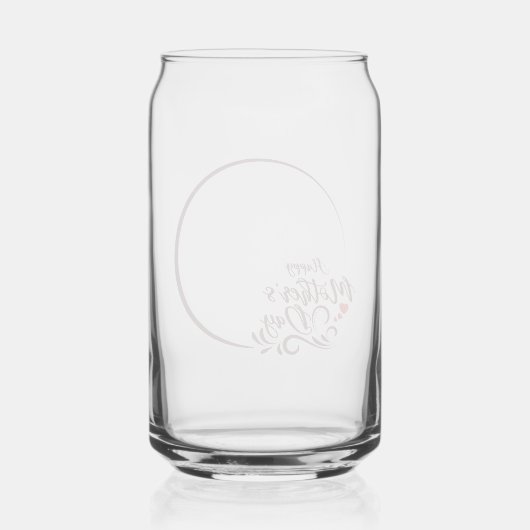 Speciaal voor je moeder blikvorm glas (Rechts)