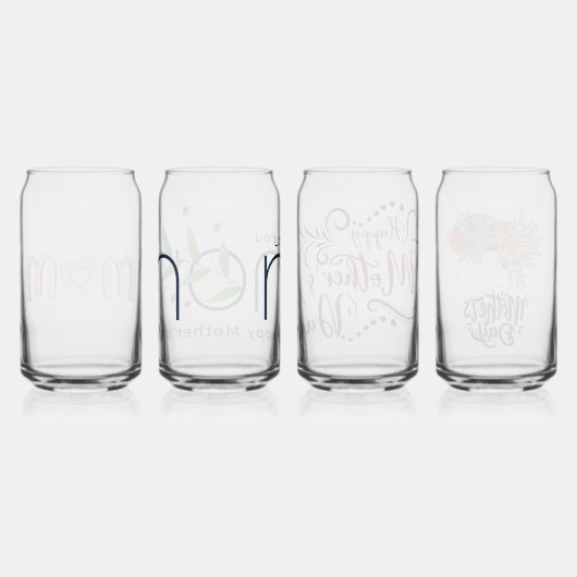 Speciaal voor je moeder blikvorm glas (Rechts)