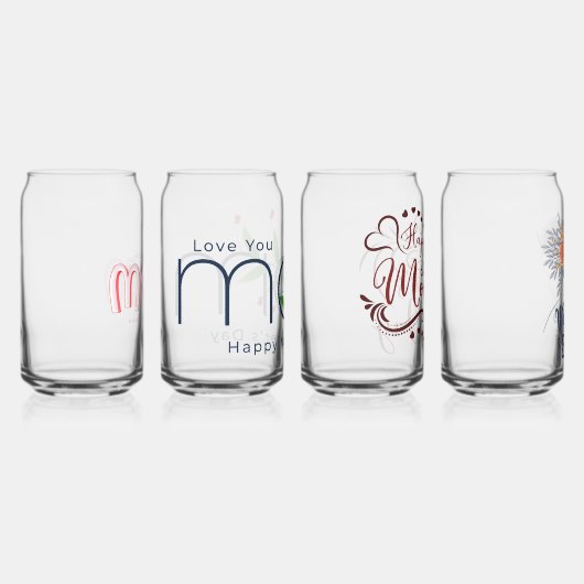 Speciaal voor je moeder blikvorm glas (Voorkant)