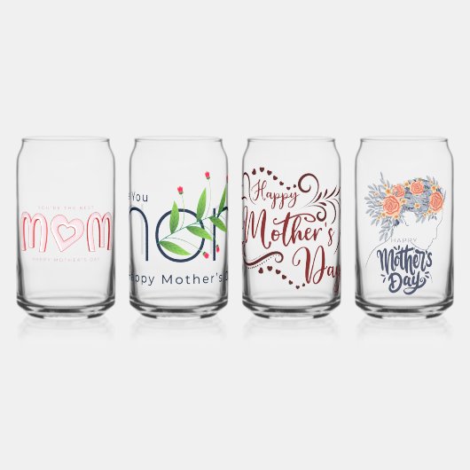 Speciaal voor je moeder blikvorm glas (Links)