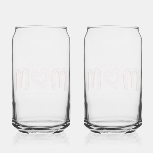 Speciaal voor je moeder blikvorm glas (Rechts)