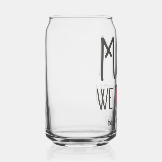 Speciaal voor je moeder blikvorm glas (Voorkant)