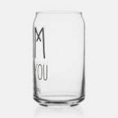 Speciaal voor je moeder blikvorm glas (Achterkant)