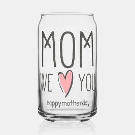 Speciaal voor je moeder blikvorm glas