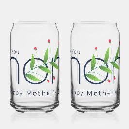 Speciaal voor je moeder blikvorm glas