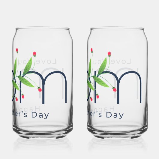 Speciaal voor je moeder blikvorm glas (Achterkant)