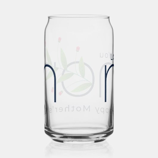 Speciaal voor je moeder blikvorm glas (Rechts)